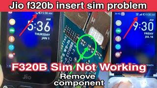 Jio f320b insert sim problem | F320B Sim Not Working | Lyf Jio F320B Sim Jumpar Ways Solution