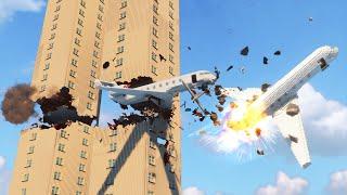 Plane Crashes Into Skyscrapers | Teardown