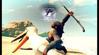 Miocene Pelican Kill Monkey in Ancestors: The Humankind Odyssey Ending
