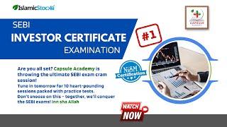 SEBI- NISM Exam Prep: From Basics to Advanced - Part 1-By Er Abdul Bari -With Dr Nayeem