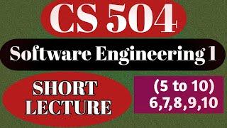 CS504 short lecture 6 to 10 | CS504 short lectures series | cs504 important notes |