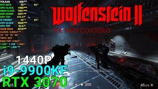 Wolfenstein II The New Colossus: RTX 3070 - 1440P