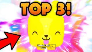 Top 3 YouTubers Hatching TITANIC EMOJI CORGI!  | Pet Simulator 99 Roblox