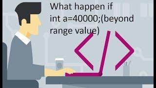 What happen if you assign large data to variable of small memory