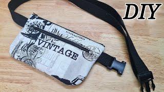 EP163 : DIY Easy Fanny Pack | Belt Bag tutorial and pattern