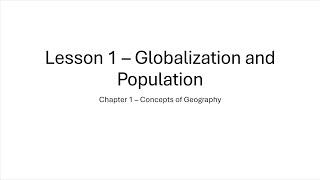 Mr. Nikola Kosi - Human Geography Demonstration Class |ACCP|