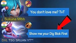 I PRETEND TO BE A GAY IN RANK AND THIS HAPPENED ( Found out he is really gay) Mobile Legends