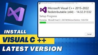 How to Download & Install Visual C++ in Windows 10/11 (2024 Latest Version)