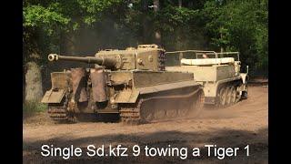 Tiger I towed by single Sd.kfz 9 at Militracks 2023 ( Just awesome )