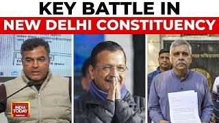 Delhi Elections: Parvesh Verma and Arvind Kejriwal to File Nominations for New Delhi Seat