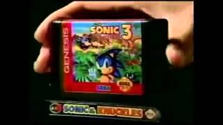 Sonic & Knuckles (Sega Genesis / Mega Drive) - Retro Video Game Commercial / Ad