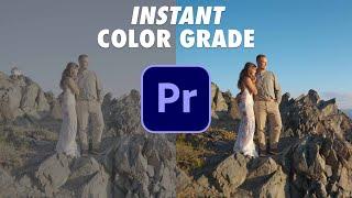 Premiere Pro LOG Color Grading INSTANTLY Without LUTs - Color Management Tutorial