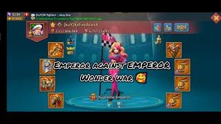 EMPEROR V/S EMPEROR - WONDER WAR- WONDER WAR #lordsmobiletitan #lordsmobile #emperorlordsmobile