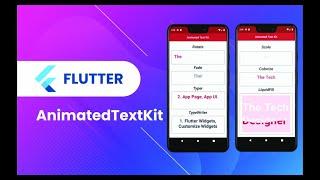 Flutter Animation Widget | 24 | AnimatedTextKit | Padding, Color, Column, Text, Border | Speed Code