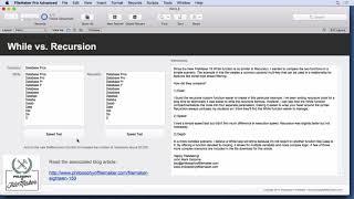 FileMaker 18 While Function