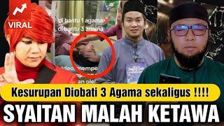 Kesurupan Diobati Tiga Agama Sekaligus !!! Syaitan Nya Malah Ngakak !!!