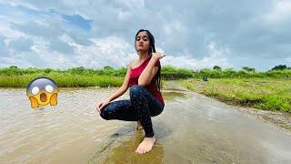 OMG!! I Jumped Into water  Sunday Picnic Fun With Family At Water Fall | Bindass Kavya Vlog