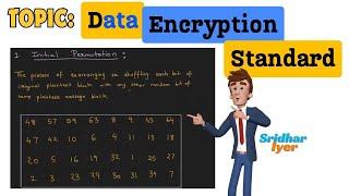 #5 DES Function Block and Initial Permutation | Data Encryption Standard | des algorithm