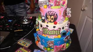 90s Themed Birthday Cake