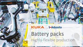 Highly-flexible production of battery packs for Webasto Group