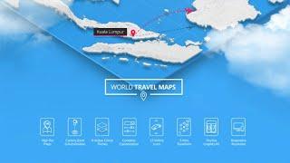 World Map Travel Animation - After Effects Template