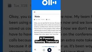 Best AI powered Meeting Transcript and Note Taker App