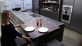 Luxury Dining Table Built-In - Stone Kitchen Island