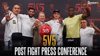 Frank Warren beats Eddie Hearn 10-0 FULL press conference with ALL the winning Queensberry fighters