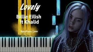 NassPiano | Lovely — Billie Eilish ft Khalid (Tutorial Cover) + Free Sheet Music