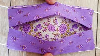 Face Mask Sewing Tutorial - Make Fabric Face Mask At Home