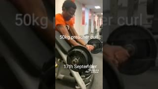 Old video of me failing 50kg Preacher curl #gymlife #fitness #workout #musclegym #motivation