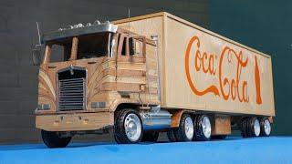 Kenworth K100 - The SECRET to Creating a Realistic Wooden Truck Model