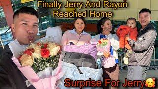 Finally Jerry and Rayon Reached Home  || Surprise For Jerry || Meeting Family After 1 Month️