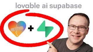 Lovable AI Supabase Integration... How to Setup & Fix