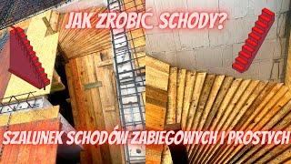 JAK ZROBIĆ SCHODY? | SZALUNEK SCHODÓW ZABIEGOWYCH I PROSTYCH