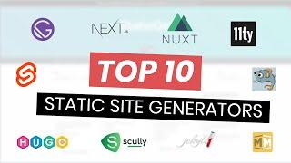 Top 10 Static Site Generators in 2020