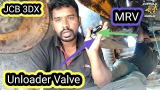 JCB 3DX MRV AND UNLODER VALVE DIFRENC