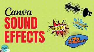 How to add sound effects in Canva