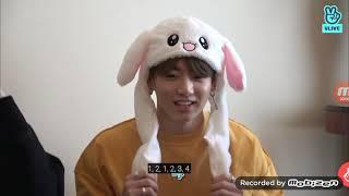 BTS and their rabbit ears.