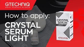 How to apply: Crystal Serum Light