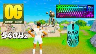 SteelSeries Apex Pro TKL ASMR  Fortnite OG Solo Gameplay  Satisfying Keyboard Fortnite 360 FPS 4K