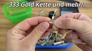 GOLD Kette und mehr! Was finden wir in dem Schmuck Konvolut für 100€? Teil 1