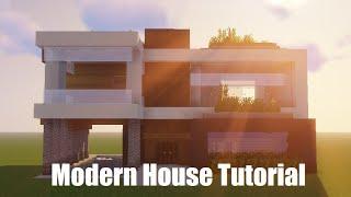 Minecraft: How To Build A Modern House Tutorial (Easy Step By Step)