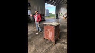 What's inside this mystery safe? The farmer who found it says it should stay unknown