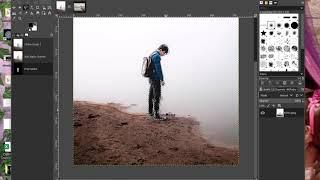 GIMP: trace, cut, paste image
