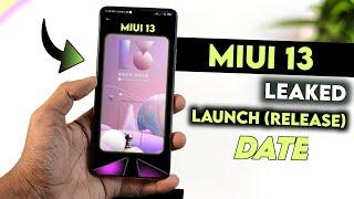 Leaked MIUI 13 Launch Date (Release Date) | MIUI 13