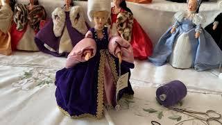 Peggy Nisbet dolls - how to reattach arms, and a fix for a damaged petticoat.