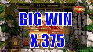 Заносы недели Bonanza от Big Time Gaming mega win х 375