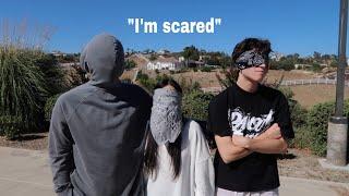we got blindfolded and brought to a secret location