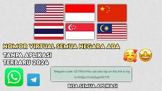 Cara Buat Nomor Virtual Semua Negara - Indo US Malay Terbaru 2024